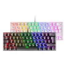 Tastiera meccanica per gamer MARS GAMING MK60 RGB (interruttore marrone) - Nuovo
