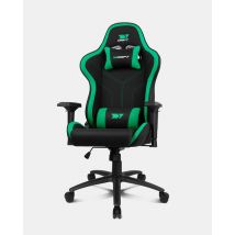 DRIFT DR110BG Sedia da gioco Seduta imbottita Nero, Verde - Nuovo