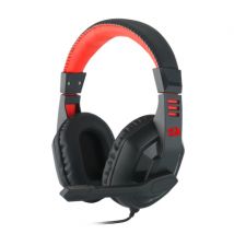 REDRAGON H120 écouteur/casque Avec fil Arceau Jouer Noir, Rouge