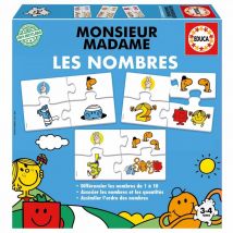 Juego educativo Sr. y Sra.: Aprender los números del 1 al 10 - Nuevo