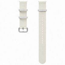 Samsung Bracelet Athleisure original Watch7 pour Galaxy Watch 4 / 5 / 6 / 7 (20 mm) - S/M - Crème