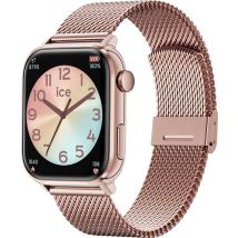 Montre connectée ICE SMART 2.0 Rectangulaire avec Bracelet Milanaise Rose Gold Ice Watch