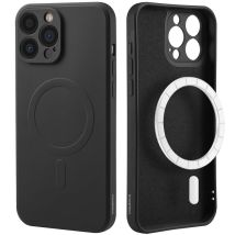 imoshion Coque Couleur avec MagSafe pour Apple iPhone 13 Pro Max - Noir