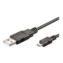 Ewent EC1019 câble USB USB 2.0 1 m Micro-USB A USB A Noir