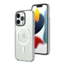 RhinoShield Coque Clear Compatible avec Magsafe pour [iPhone 12/12 Pro] Force magnétique supérieure, Haute Transparence et résiste au jaunissement. 