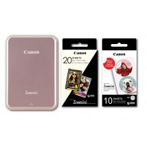 CANON IMPRIMANTE PHOTO ET 10X15 Zoemini Pack rose