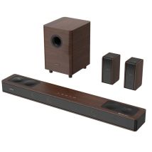 Barre de son pour TV | Hiwill-Audio A534 800W 5.3.4 Dolby Atmos - Brun foncé