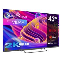 Smart-Tech 43FV02V TV 109,2 cm (43 ) Full HD Smart TV Wifi Gris 230 cd/m²