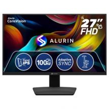 Schermo Alurin CoreVision 27 Full HD IPS 100Hz, LED, VESA 75x75, Design Slim 14mm - Nuovo