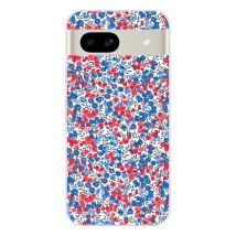 Funda de silicona - Compatible con Google Pixel 8a - diseño liberty wiltshire bleu - Nuevo