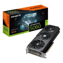 GIGABYTE GeForce RTX 5060 GAMING OC 8G Carte Graphique - 8GB GDDR7, 128bit, PCI-E 5.0, 2595 MHz Fréquence du cœur, 3 x DisplayPort, 1 x HDMI, GV-