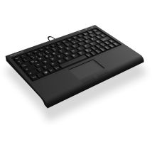 KeySonic ACK-3410 (DE) clavier Bureau USB QWERTZ Allemand Noir