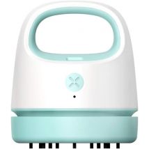 Mini aspirateur de table rechargeable par USB bleu