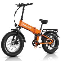 Vélo électrique pliant VARUN S20-2 tout suspendu 20 pouces avec batterie 48 V 13 Ah