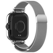 Boîtier en métal avec bracelet intégré pour Redmi Watch 4 Silver