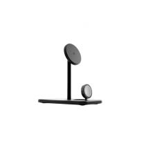 Twelve south Soporte de carga inalámbrico Qi2 3 en 1 HiRise 3 Deluxe compatible con MagSafe Negro - Nuevo