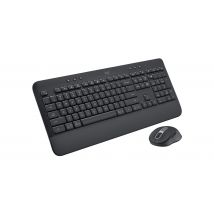 Logitech Signature MK650 Combo per ufficio Tastiera inclusa Mouse Office Bluetooth QWERTY USA Internazionale Grafite - Nuovo