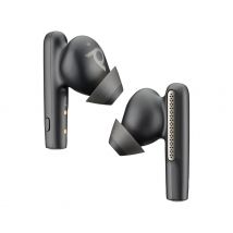 Poly Intrauriculares Voyager Free 60 UC M color Negro Carbono +Adaptador USB-C BT700 +Estuche de carga básico - Nuevo