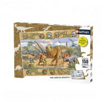 Puzzle educativo de 150 piezas: Descubriendo las especies de dinosaurios - Nuevo