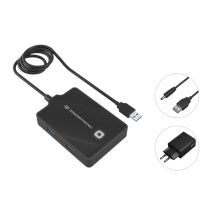 Conceptronic HUBBIES11BP station d'accueil USB 3.2 Gen 1 (3.1 Gen 1) Type-A Noir