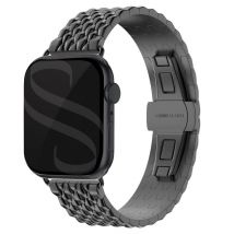 Selencia Bracelet dragon en acier pour Apple Watch | 38/40/41/42 mm - Noir