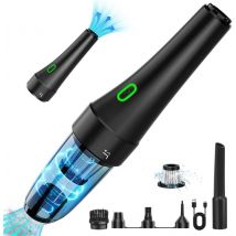 Aspirateur de table sans fil rechargeable 8500PA vert noir