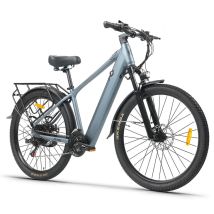 Bicicleta de montaña eléctrica CYSUM M-RAX, batería extraíble de 48 V y 13 Ah, Shimano de 21 velocidades - Nuevo