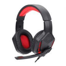 REDRAGON H220-LED écouteur/casque Avec fil Arceau Jouer USB Type-A Noir, Rouge