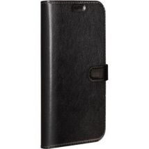 Étui pour iPhone 13 Folio Wallet Fermeture avec Languette Aimantée Noir