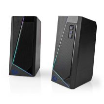Nedis GSPR31020BK altavoz De 2 vías Negro Alámbrico 6 W - Nuevo