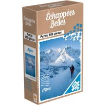 Puzzle 500 piezas Topi Games Escapadas Bellas Alpes Verano Marrón - Nuevo