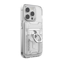 iRing Pocket Mag - Porte-cartes iPhone - Anneau de téléphone - Support de téléphone - Transparent