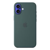 Apple Coque en silicone avec MagSafe pour iPhone 16 Plus - Vert lacustre Apple iPhone 16 Plus