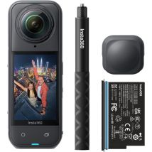 Insta360 X5 Starter Bundle fotocamera per sport d'azione 72 MP 8K Ultra HD 25,4 / 1,28 mm (1 / 1,28 ) Wifi 1,14 kg - Nuovo