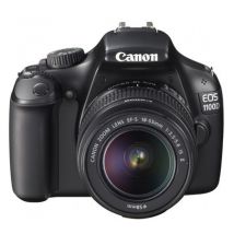 Canon EOS 1100D + EF-S 18-55 IS Kit d'appareil-photo SLR 12,2 MP CMOS 4272 x 2848 pixels Noir