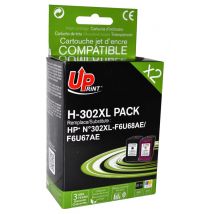 UPrint Pack compatible con HP 302 XL negro y color - Nuevo