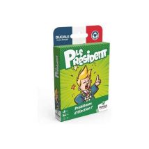 Jeu de cartes Grimaud Le Président petit coffret portable 2-6 joueurs vert