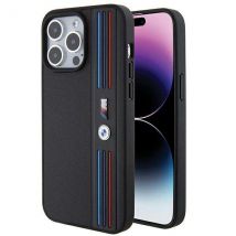 Étui BMW pour iPhone 15 Pro 6.1 noir Tricolor M Collection