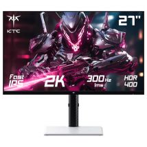 KTC H27E6 Moniteur de jeu 27 pouces, 2560x1440 QHD 16:9, 300Hz, temps de réponse 1ms, panneau IPS rapide, 144% sRGB, HDR 400