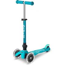 Trottinette 3 Roues Mini Micro Deluxe Aqua Pliable avec Lumières LED