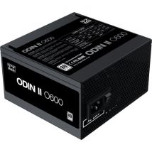 Fuente de alimentación para PC - XIGMATEK - Odin II O600 - 600W - 80Plus - No modular - Ventilador de 120mm - Negro - Nuevo