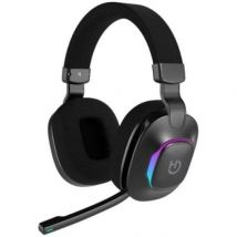 Hiditec VORTEX Casque Avec fil &sans fil Arceau Gaming USB Type-C Bluetooth Noir
