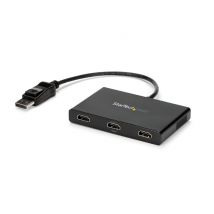 StarTech.com Adaptateur Multi-Moniteur 3 Ports - Hub MST DisplayPort 1.2 vers 3x HDMI - Triple Moniteurs HDMI 1080p - Mode d'Affichage Étendu ou Cloné