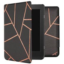 imoshion Design Slim Hard Case Sleepcover pour Kobo Nia - Black Graphic