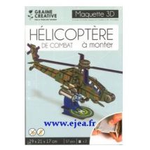 Puzzle 3D - Helicóptero de combate ultradetallado - Nuevo