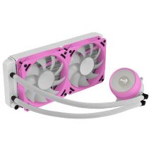 Aerocool NMIRAGEL240PK, Refrigeración Líquida CPU, 2 Ventiladores 12cm ARGB, TDP 400W, Rosa - Nuevo
