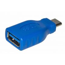 Link Accessori LKADAT116 changeur de genre de câble USB 3.0 Type C USB 3.0 A Bleu