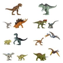 Coffret de 5 mini-figurines - GWP38 - Dinosaures et figurine humaine - 3 ans et + - Modele aléatoire