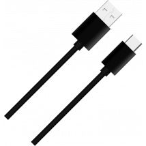 WOW Cable USB A/USB C 1m - 3A Negro - Nuevo