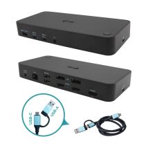 i-tec USB 3.0 / USB-C / Thunderbolt, 3x 4K Docking Station + Power Delivery 100W - Nuevo